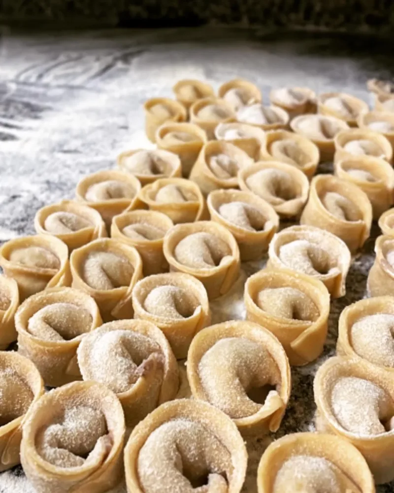 Tortelli alla genovese del Ristorante Heraion
